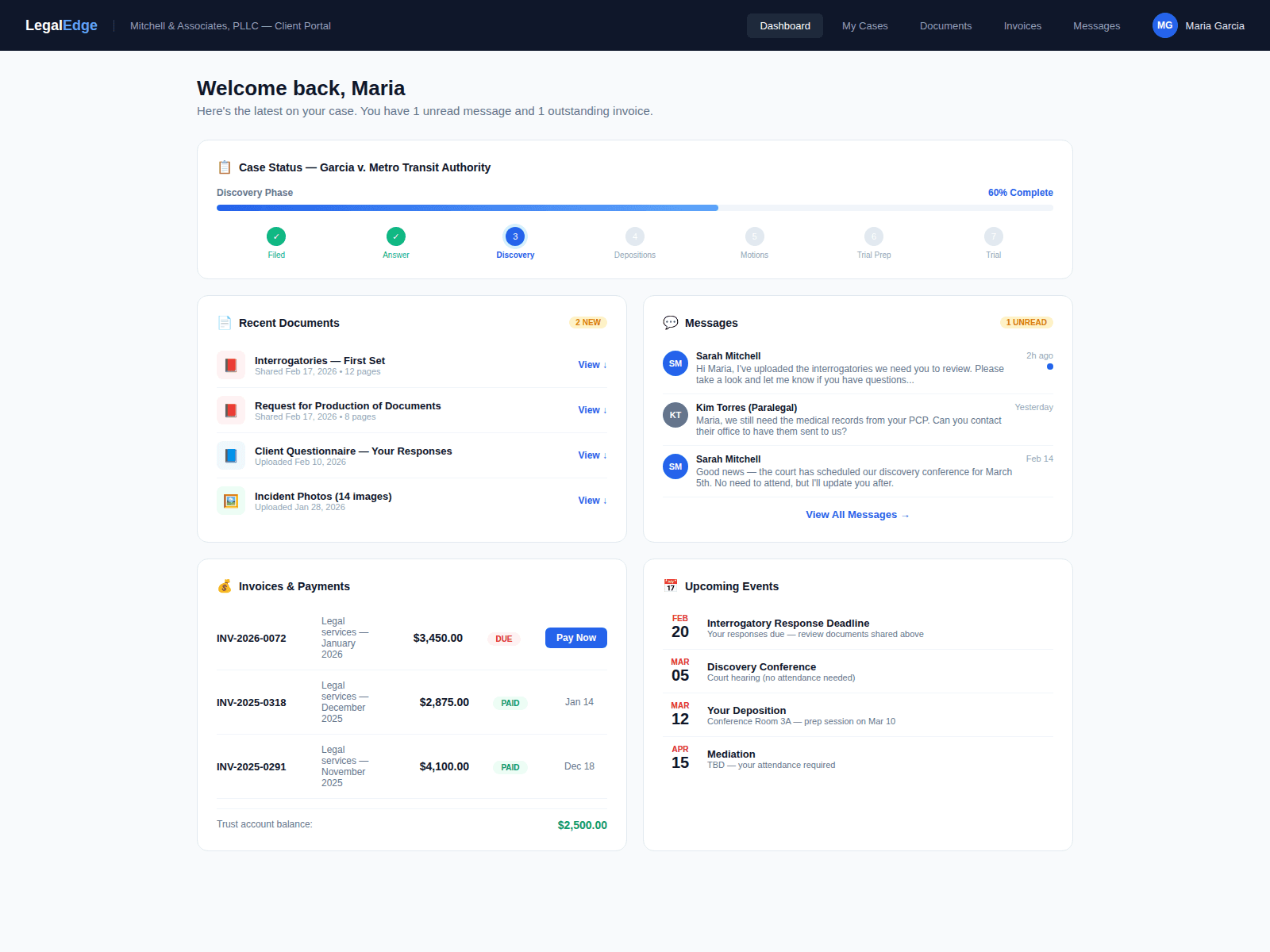 Client portal illustration