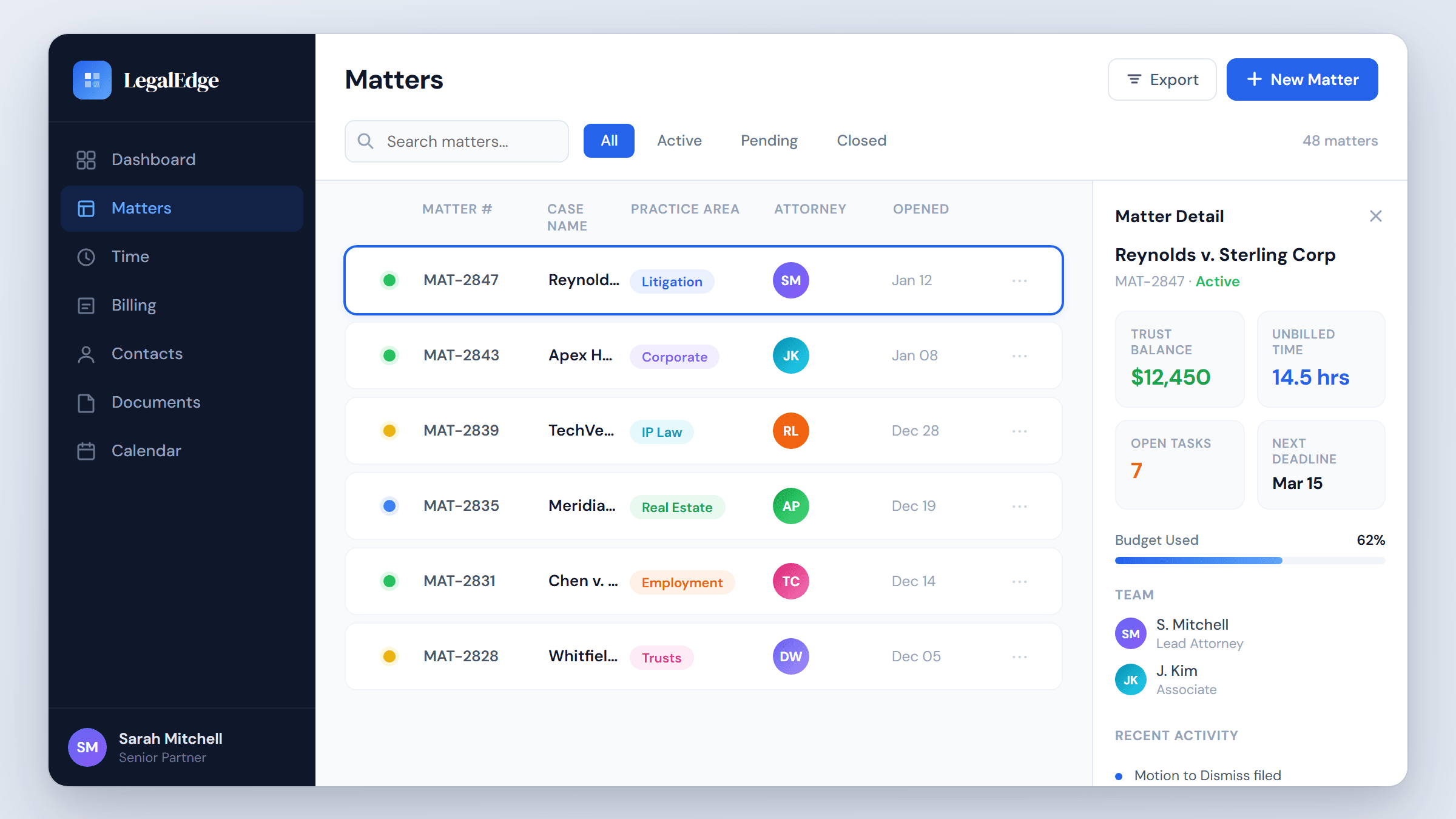 Matter management illustration